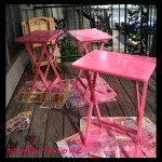 DIY Project: Pink Dinner Trays