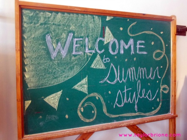 I've never been to Langford Market!  I love the chalkboard they had in there!