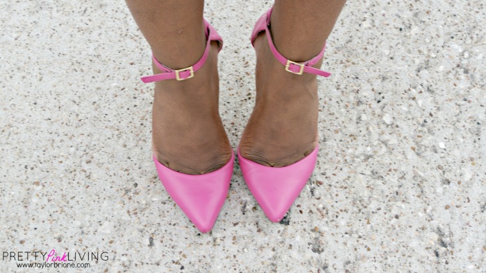 Pink-Shoes-Metallic-Heels