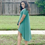 #OOTD: Green Spring Time Dress from Haute Dimensions!