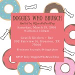 You Are Invited: Doggies Who Brunch Too